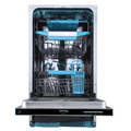 Посудомоечная машина встраиваемая Korting KDI 45340 серебристая (вместимость - 10 комплектов, расход воды - 9 л)