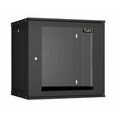 Шкаф настенный телекоммуникационный 19" 15U, Ш600*В770*Г600, передняя дверь - стекло, черный, TLK (TWC-156060-R-G-BK)