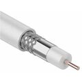 Кабель коаксиальный RG-6U, 75Ом, CCS/ Al/ Al, 64%, бухта 100м., внутренний, белый Rexant (01-2201)
