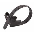 Подвес для крепления кабеля к тросу 160х12 мм, черный (100 шт/ уп) Rexant (07-2160)