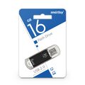 Флеш-накопитель Smartbuy 16Gb USB2.0 V-Cut Черный (SB16GBVC-K)