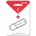 Флеш-накопитель Smartbuy 4Gb USB2.0 Crown Белый (SB4GBCRW-W)