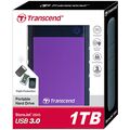 Внешний жесткий диск 2,5" 1Tb Transcend H3 USB3.0 Ударопрочный корпус Black/ Violet (TS1TSJ25H3P)