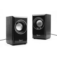 Акустическая система Gembird 2.0 SPK-204 6W, mini Jack 3.5 мм, черный (SPK-204)
