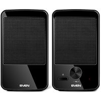 Акустическая система Sven 2.0 SPS-312 4W, mini Jack 3.5 мм, черный (SV-012540)