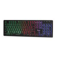 Клавиатура Smartbuy 305U, проводная, USB, с подсветкой, черный (SBK-305U-K)
