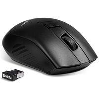 Мышь Sven RX-325 оптическая, беспроводная, Радио USB, черный (SV-03200325WB)