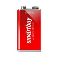 Батарейка Smartbuy Крона, 6LR6, PP3, щелочная, блистер 1шт, (SBBA-9V01B) цена за упаковку