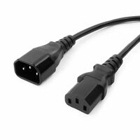 Кабель питания для ИБП C13 - C14 1,8м, Gembird/ Cablexpert , 10А, 2200 Вт, черный, с заземлением (PC-189-VDE) пакет. Кабель питания для ИБП C13 - C14 1,8м, Gembird/ Cablexpert , 10А, 2200 Вт, черный, с заземлением (PC-189-VDE) пакет.