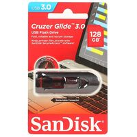 Флеш-накопитель Sandisk 128Gb USB3.0  Cruzer Glide Черный (SDCZ600-128G-G35)