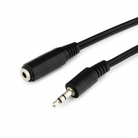 Кабель аудио, 3.5 Jack(П) / 3.5 Jack(М) 1.5м Gembird/ Cablexpert черный, пакет (CCA-423)