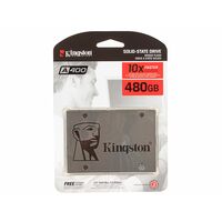 Твердотельный накопитель SSD 2.5" SATA: 480 ГБ TLC Kingston A400 [Скорость чтения/ записи: 500 МБ/ с/ 450 МБ/ с] SA400S37/ 480G