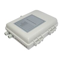 Кросс-муфта оптическая герметичная GJS-X20 (12 сварок / 24 два слоя, 16 абонентских выводов, 260*320*90) с металлической планкой, Упаковка 10 шт