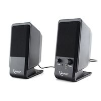 Акустическая система Gembird 2.0 SPK-510 6W, mini Jack 3.5 мм, черный (SPK-510)