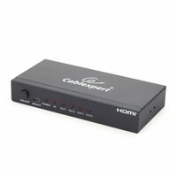 Разветвитель HDMI Cablexpert DSP-4PH4-02, HD19F/ 4x19F. 1 компютер на 4 монитора, каскадируемый 1,4V