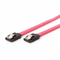 Кабель интерфейсный SATAIII Cablexpert CC-SATAM-DATA-0.3M, 30см, 7pin/ 7pin, защелка, пакет