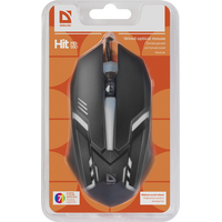 Мышь Defender HIT MB-550 оптическая, проводная, USB, с подсветкой, черный (52550)