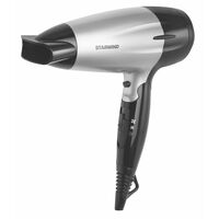 Фен Starwind SHD 6110 черный/ серебристый (2000 Вт, режимов - 4, вид: компактный, насадок - 1)