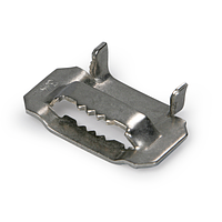 Пряжка BCS-20 с зубьями оцинкованный металл (упаковка 100шт)