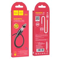 Кабель USB HOCO X52i Sereno (Lightning, 1м, магнитный, пластик, Черный)