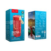 Портативная колонка  HOCO HC7 Pleasant sports 10W, красный, BT, FM приемник, Пластик (6931474749758)