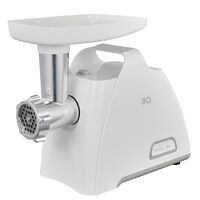 Мясорубка BQ MG1005 белый (2100 Вт; скоростей - 1; насадки: для колбас/ кеббе; 2.4 кг/ мин)