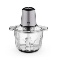 Измельчитель BQ CH1007 черный/ серебристый (750 Вт, скоростей - 2)