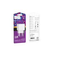 СЗУ HOCO CS11A Ocean (1xUSB, 2.1A, белый)