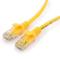 Патч-корд UTP-RJ-45, биметалл, 3 м, Cat5E, Patch, желтый (CH-PC-CCA-U5e-Y-3m) упаковка 10 шт.