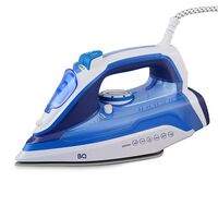 Утюг BQ SI1002 белый/ синий (2600 Вт, подошва - керамика, паровой удар - 140 г/ мин, 1,6 м)