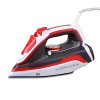 Утюг BQ SI1002 белый/ красный (2600 Вт, подошва - керамика, паровой удар - 140 г/ мин, 1,6 м)