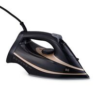 Утюг BQ SI1004 черный/ золотистый (3000 Вт, подошва - керамика, паровой удар - 200 г/ мин, 1,6 м)
