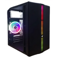 Корпус YGT Mini-Tower M3 (500W, 2xUSB2.0, Стекло, Max VGA 310mm, Max CPU 150mm) M3 BLACK 500W