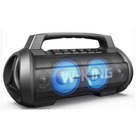 Портативная колонка W-KING D10 70W, черный, BT, miniJack 3.5, USB, (D10)