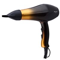 Фен Blackton HD1413M черный/ золотой (1000 Вт, режимов - 2, вид: полноразмерный, насадок - 1)