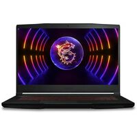 Ноутбук MSI 15,6"/ Intel i5-12450H (2.0GHz до 4.4GHz)/ 16Гб/ SSD 256Гб/ GeForce RTX 2050 4Gb (1920x1080) IPS/ No ODD/ DOS/ Черный 12UCX-1037XRU (9S7-16R821-1