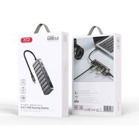 Разветвитель USB XO HUB015 , 5 портов, USB3.0*4, Type-C*1, (6920680844883)