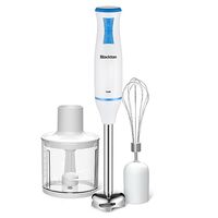 Блендер погружной Blackton HB420PS белый/ голубой (700 Вт, скоростей - 2)