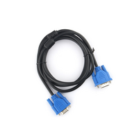 Кабель VGA 1.8м Gembird/ Cablexpert черный, экран, феррит. кольца, пакет (CC-PVGA-1.8M)