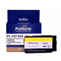Картридж HP DJ CZ132A (№711) Yellow ProfiLine (DJ T120/ T520)