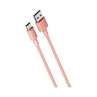 Кабель USB -XO- NB-P156 (Type-C, 1м, розовый)