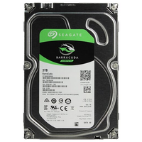 Жесткий диск HDD 3.5" SATA: 3000 Гб Seagate BarraCuda [7200 rpm, 64 Мб, Sata 3 (6 Gbit/ s), Factory Recertified] ST3000DM008-FR