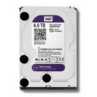 Жесткий диск HDD 3.5" SATA: 6000 Гб WD Purple [5400 rpm, 256 Мб, Sata 3 (6 Gbit/ s)] WD62PURX-FR