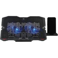 Подставка для ноутбука Digma D-NCP150-2 До 15,6", Вентилятор 2x120мм, Черный (D-NCP150-2)