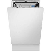 Посудомоечная машина встраиваемая Haier DW10-198BT2RU серебристая (узкая , вместимость - 10 комплектов, расход воды - 10 л)