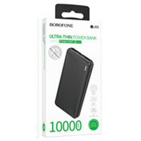 Внешний аккумулятор 10000mAh Borofone BJ55 Graceful, USB x1, Type-C x1, USB 18W x1, Type-C PD20 x1, QC3.0, пластик, черный
