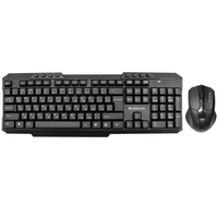 Комплект (клавиатура +мышь) Defender Jakarta C-805 беспроводной, мультимедийный, USB, черный (45804)