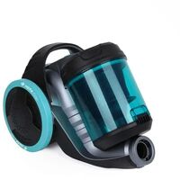 Пылесос BQ VC1607C серый/ голубой (1600 Вт, мощность всасывания - 420 Вт, пылесборник - контейнер)