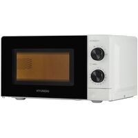 Микроволновая печь Hyundai HYM-M2049 черный/ белый (700 Вт, объем - 20 л, управление: механическое)