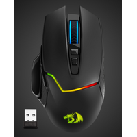 Мышь Redragon Mirage Pro оптическая, беспроводная, USB, игровая, с подсветкой, черный (71432)